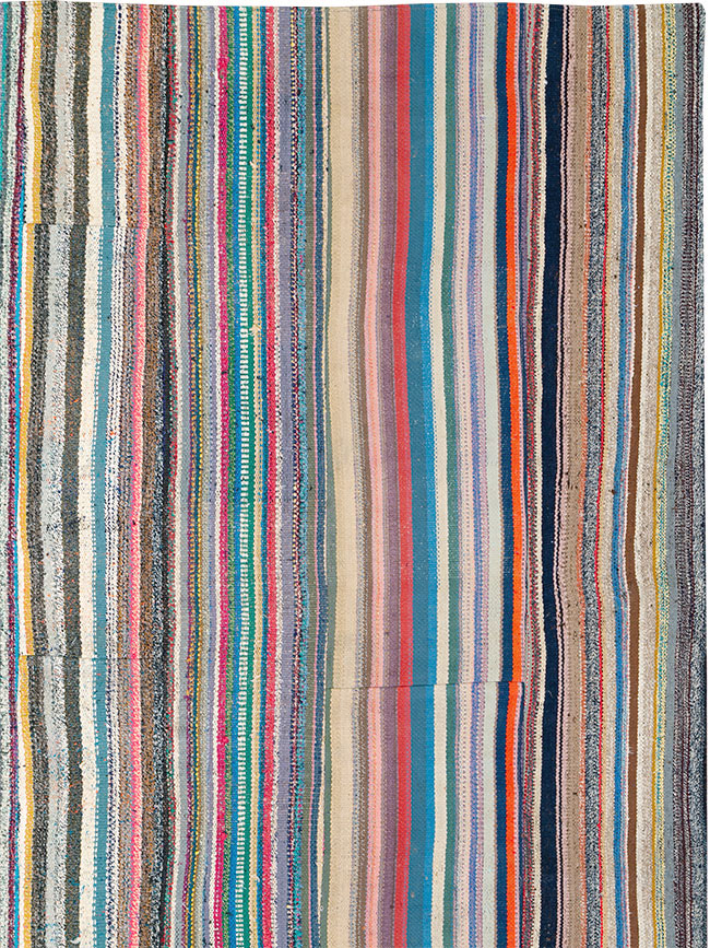 Vintage Turkish Flatweave, No.27152 - Gss