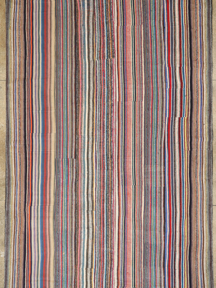 Vintage Turkish Flatweave Kilim , No.27152 - Gss