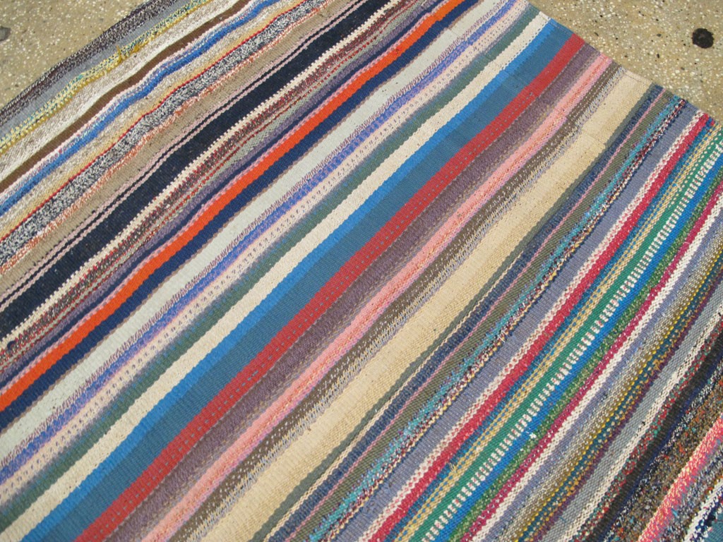 Vintage Turkish Flatweave, No.27152 - Gss