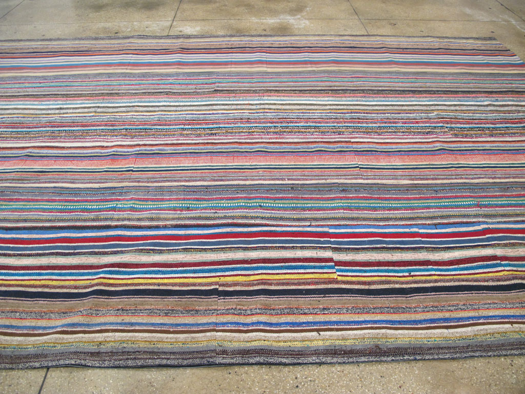 Vintage Turkish Flatweave Kilim , No.27152 - Gss