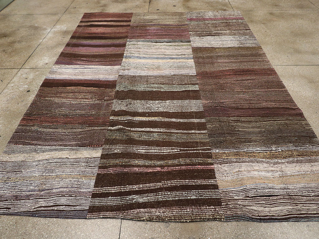 Vintage Turkish Flatweave Kilim , No.27154 - Gss