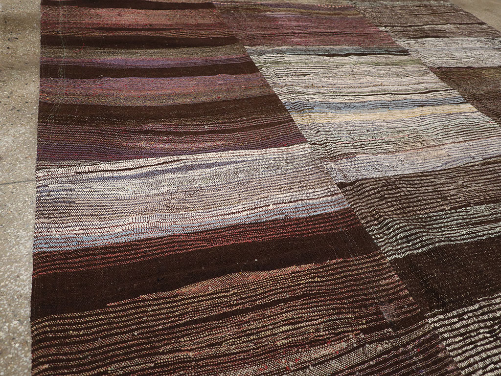 Vintage Turkish Flatweave Kilim , No.27154 - Gss