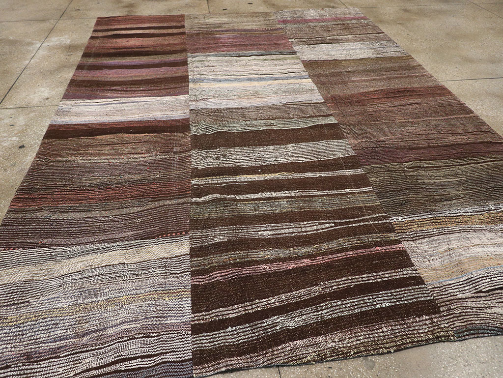 Vintage Turkish Flatweave Kilim , No.27154 - Gss
