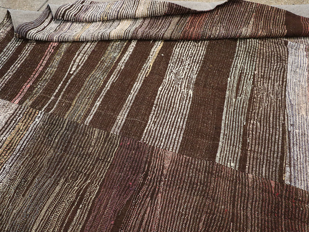 Vintage Turkish Flatweave Kilim , No.27154 - Gss