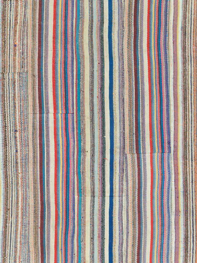 Vintage Turkish Flatweave Kilim , No.27158 - Gss