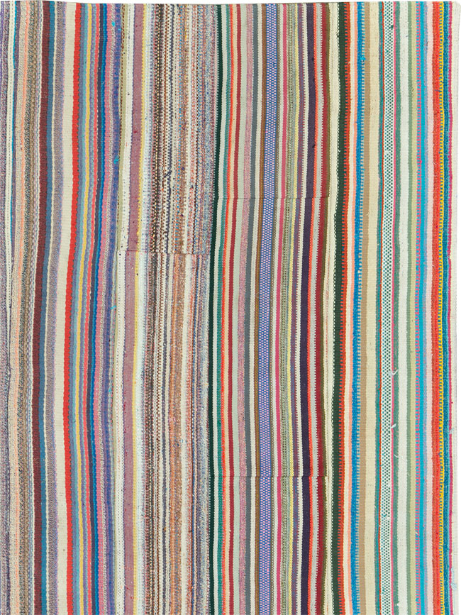 Vintage Turkish Flatweave Kilim , No.27158 - Gss