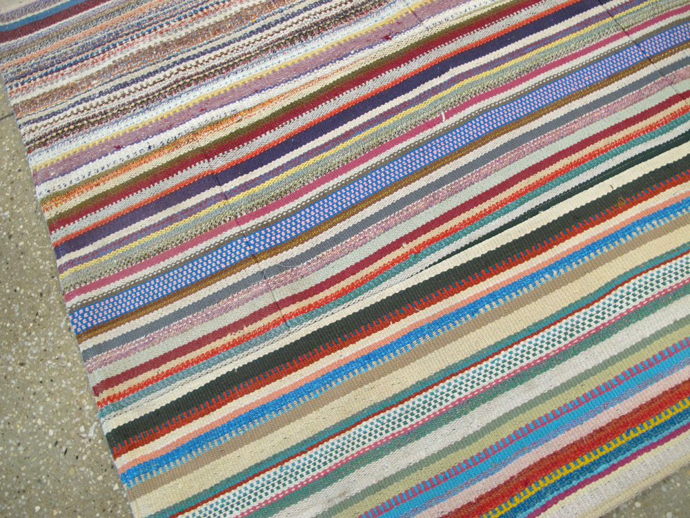 Vintage Turkish Flatweave Kilim , No.27158 - Gss
