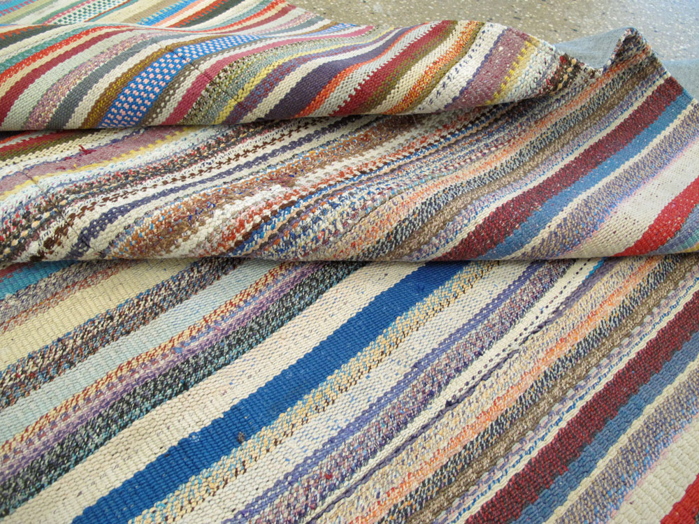Vintage Turkish Flatweave Kilim , No.27158 - Gss