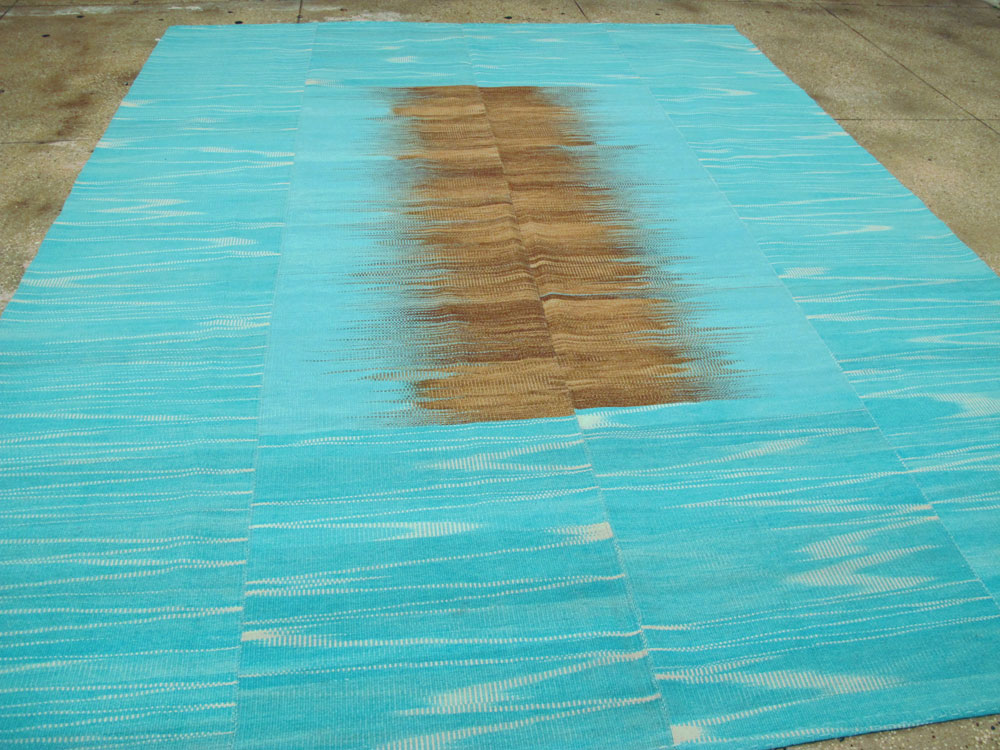 Modern Turkish Flatweave Kilim, No.27161 - Gss