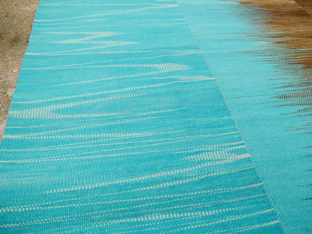 Modern Turkish Flatweave Kilim, No.27161 - Gss