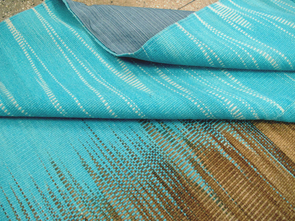 Modern Turkish Flatweave Kilim, No.27161 - Gss