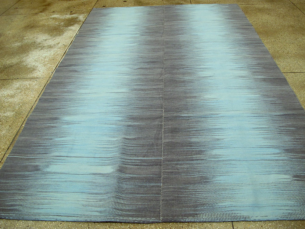 Modern Turkish Flatweave Kilim, No.27162 - Gss