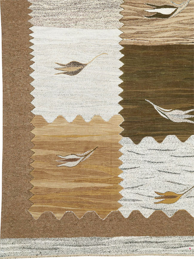 Modern Turkish Flatweave Kilim, No.27165 - Gss