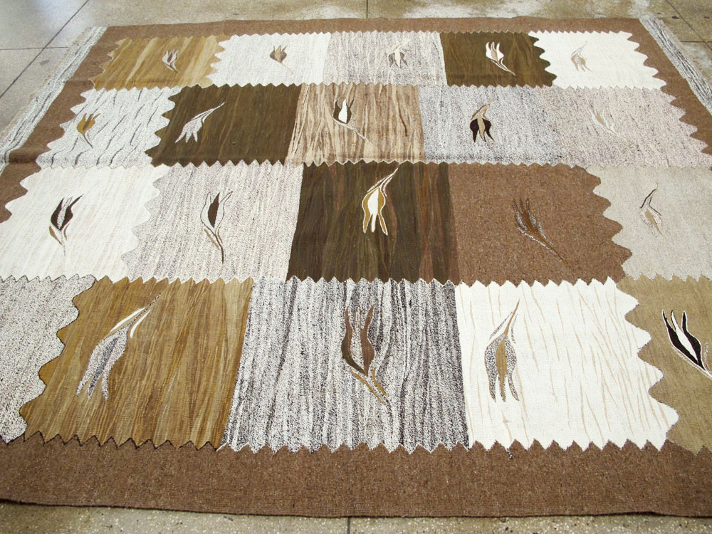 Modern Turkish Flatweave Kilim, No.27165 - Gss