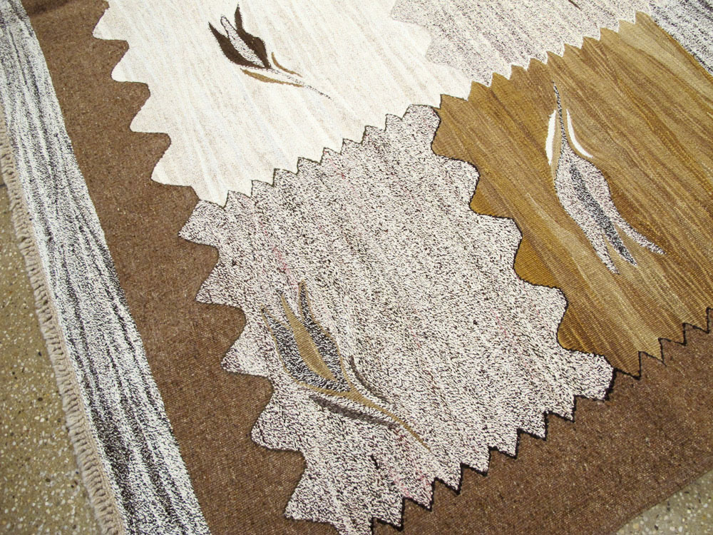 Modern Turkish Flatweave Kilim, No.27165 - Gss