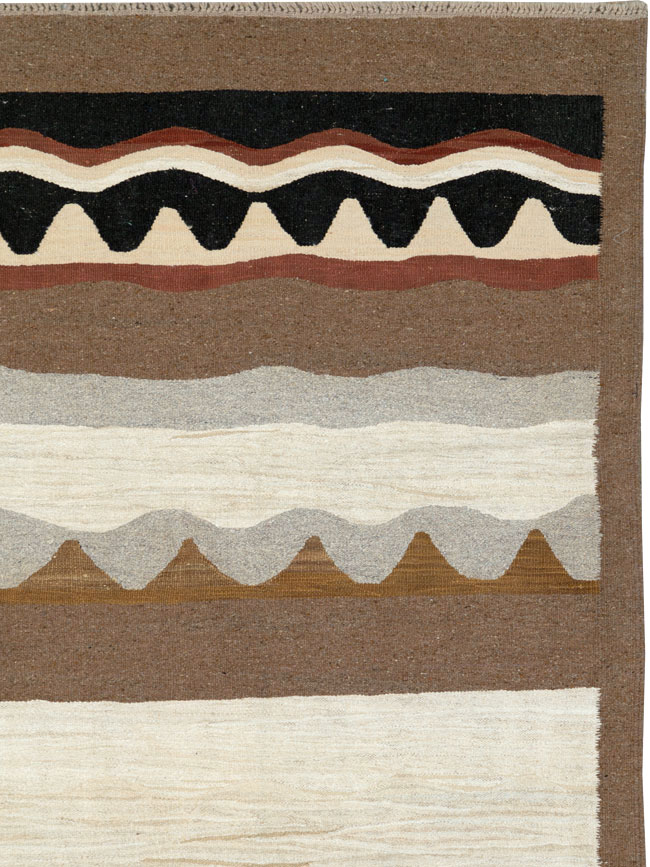 Modern Turkish Flatweave, No.27166 - Gss