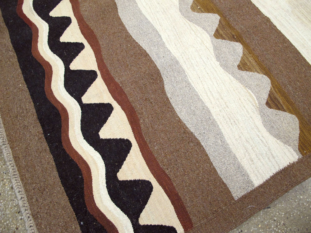 Modern Turkish Flatweave, No.27166 - Gss