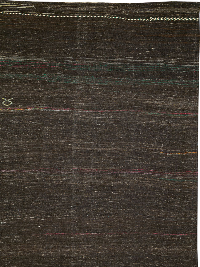 Vintage Turkish Flatweave Kilim , No.27168 - Gss