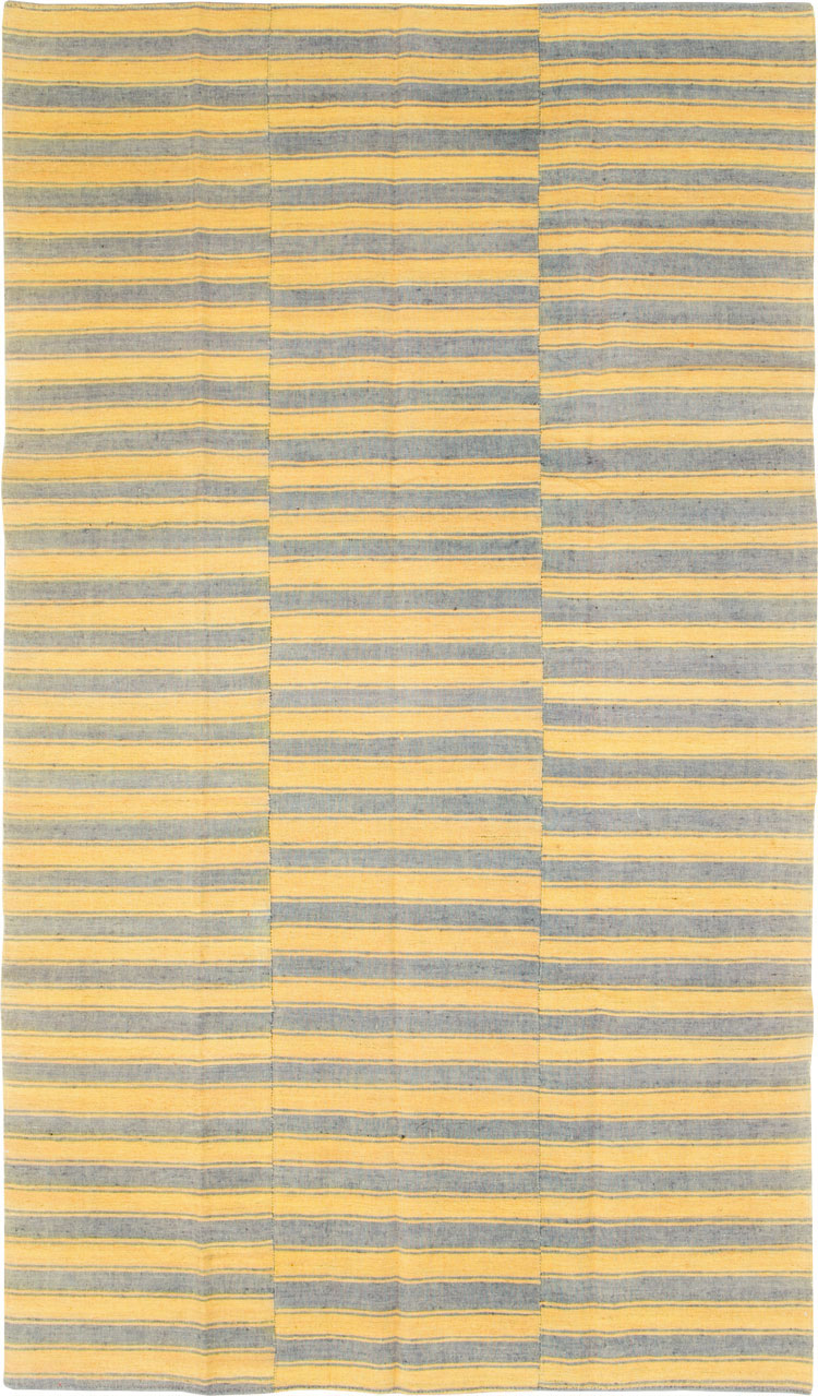 Vintage Turkish Flatweave Kilim Accent Rug, No.27173 - Gss