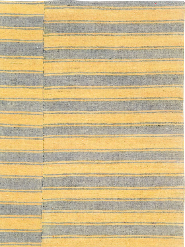 Vintage Turkish Flatweave Kilim Accent Rug, No.27173 - Gss