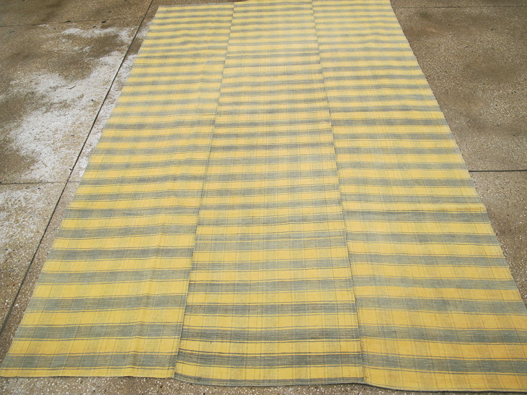 Vintage Turkish Flatweave Kilim Accent Rug, No.27174 - Gss