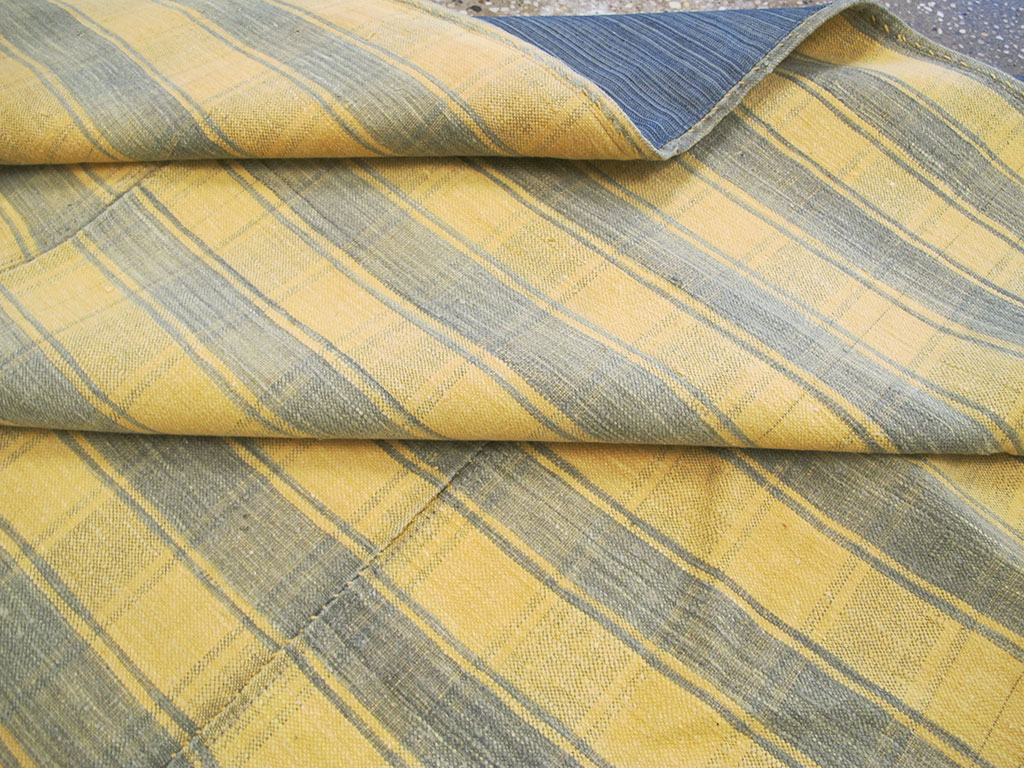 Vintage Turkish Flatweave Kilim Accent Rug, No.27174 - Gss