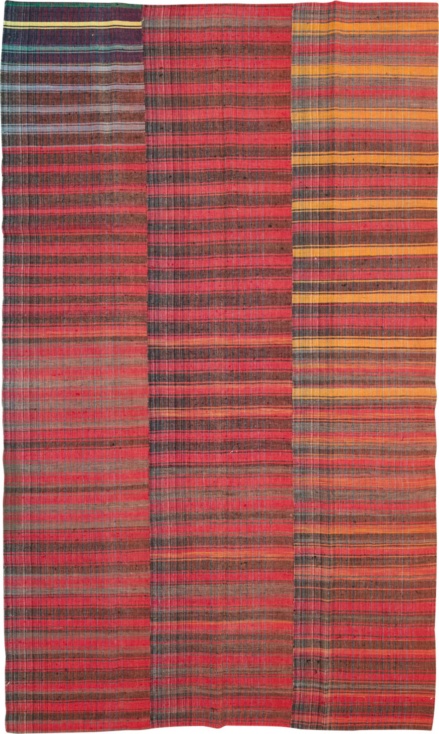 Vintage Turkish Flatweave Kilim Accent Rug, No.27177 - Gss