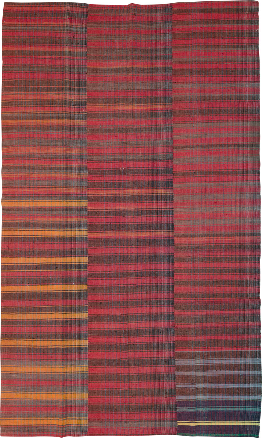 Vintage Turkish Flatweave Kilim Accent Rug, No.27177 - Gss