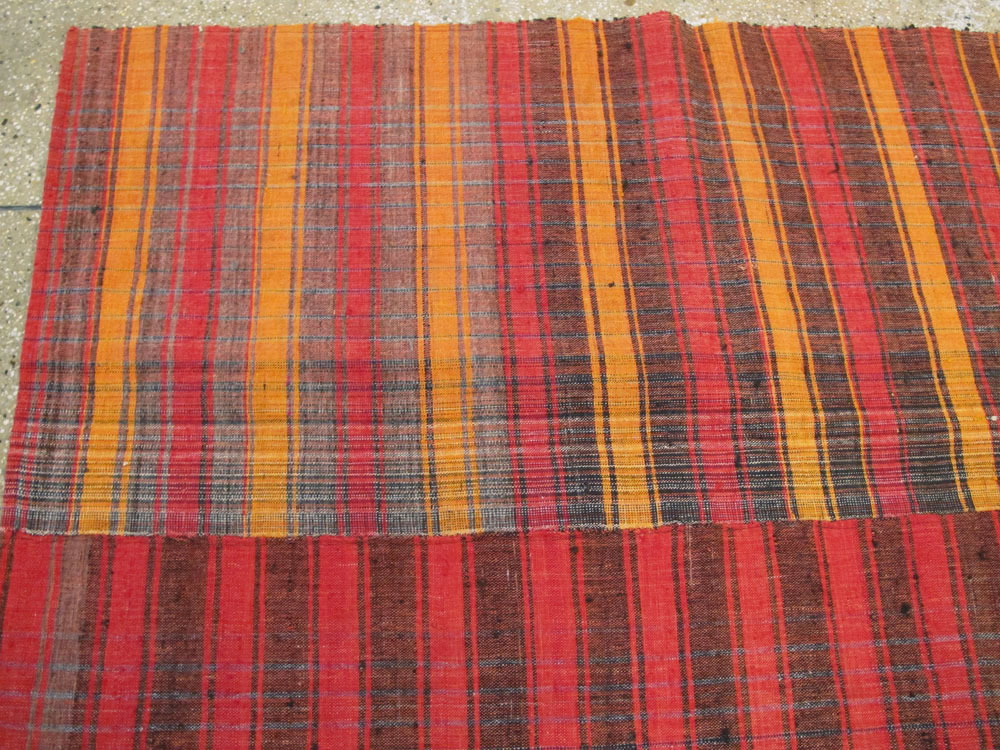 Vintage Turkish Flatweave Kilim Accent Rug, No.27177 - Gss