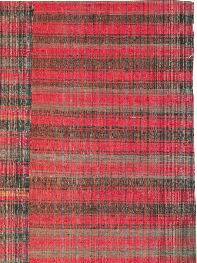 Vintage Turkish Flatweave Kilim Accent Rug, No.27177 - Gss