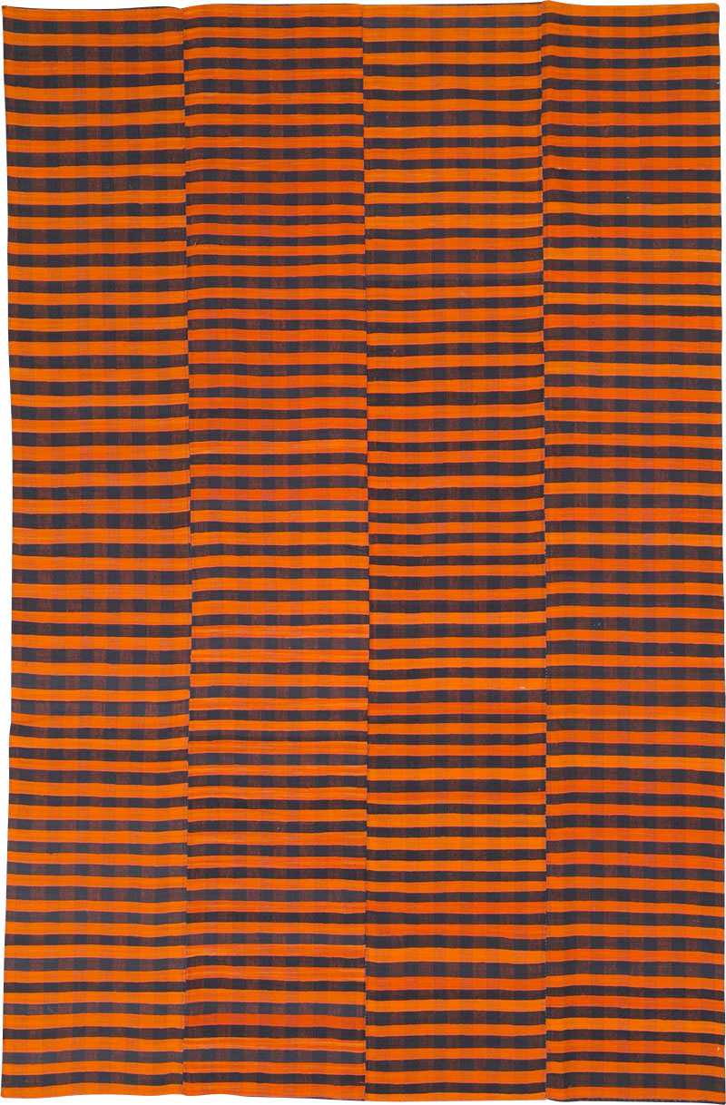 Vintage Turkish Flatweave Kilim Accent Rug, No.27179 - Gss