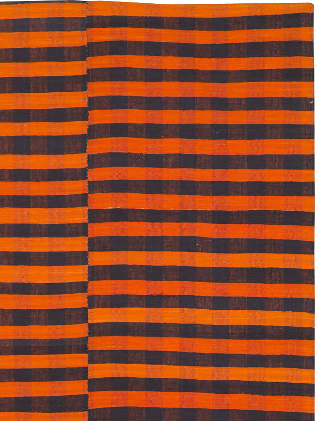 Vintage Turkish Flatweave Kilim Accent Rug, No.27179 - Gss