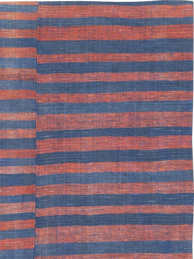 Vintage Turkish Flatweave Kilim Accent Carpet, No.27184 - Gss
