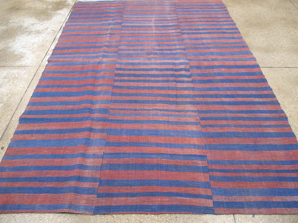 Vintage Turkish Flatweave Kilim Accent Carpet, No.27184 - Gss