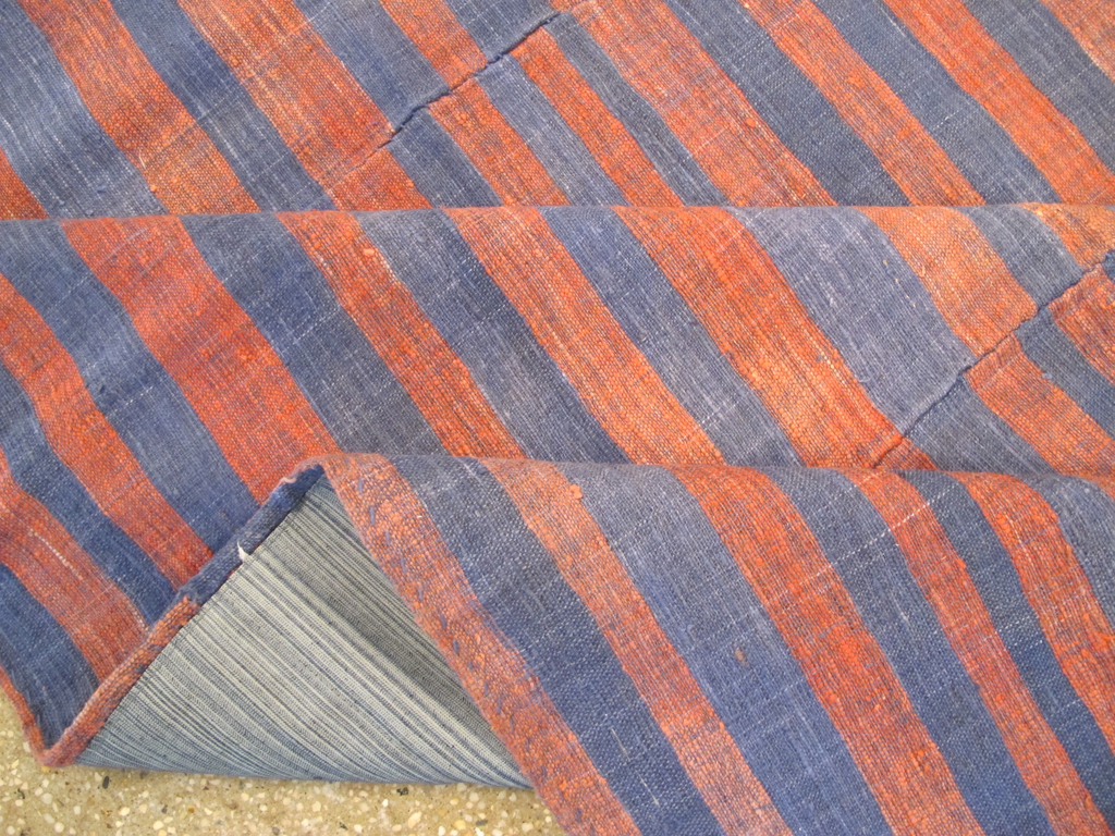 Vintage Turkish Flatweave Kilim Accent Carpet, No.27184 - Gss