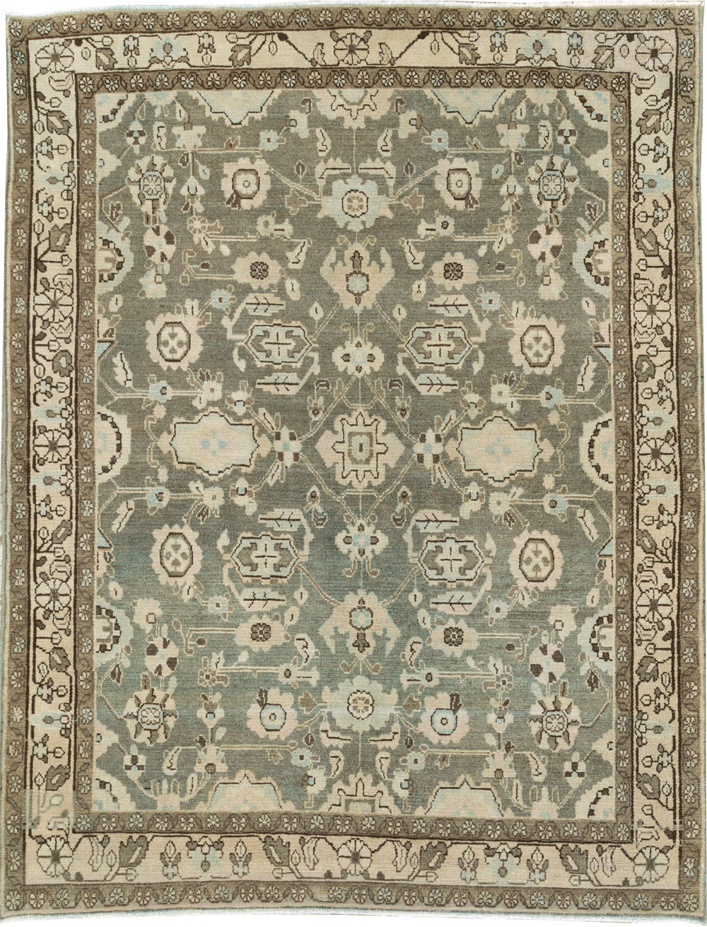 Vintage Persian Malayer Accent Rug, No.27189 - Gss