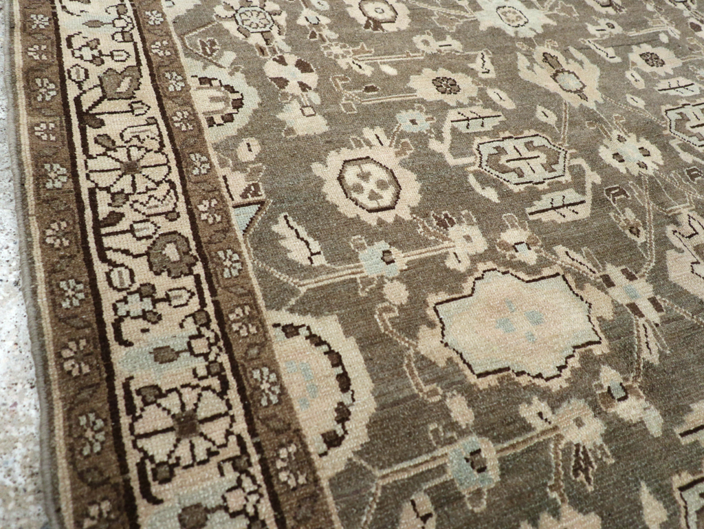 Vintage Persian Malayer Accent Rug, No.27189 - Gss