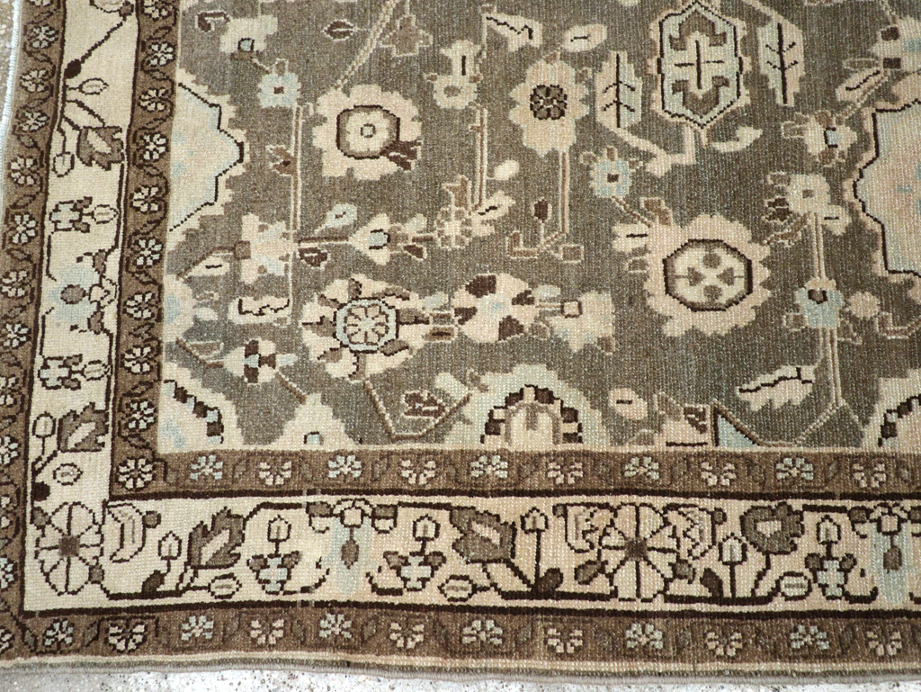 Vintage Persian Malayer Accent Rug, No.27189 - Gss