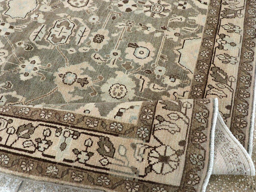 Vintage Persian Malayer Accent Rug, No.27189 - Gss