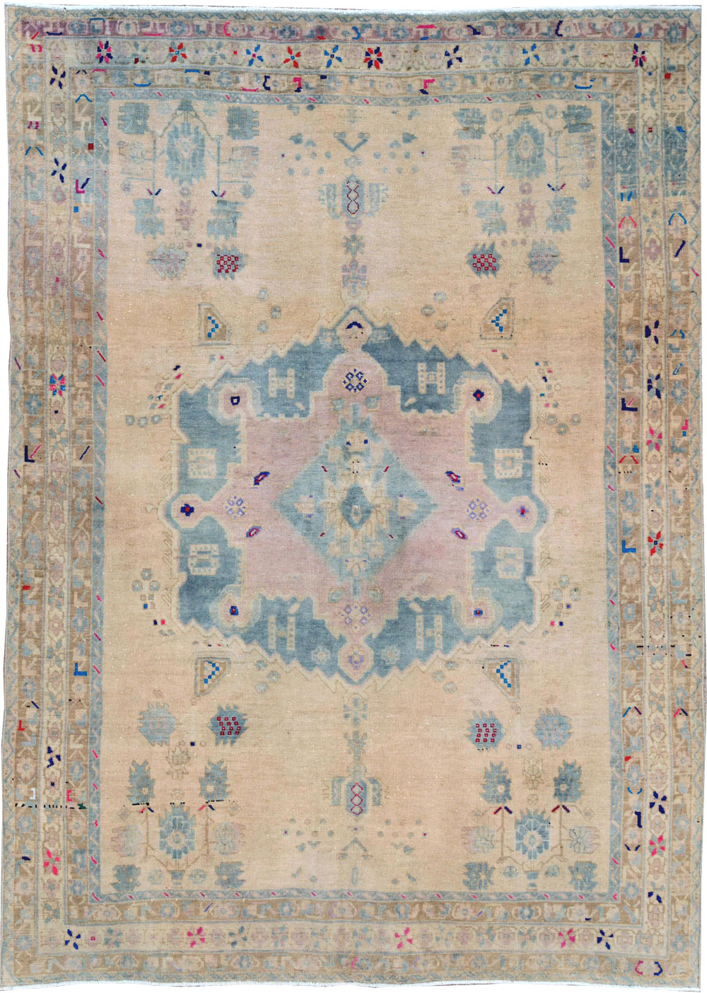 Vintage Persian Afshar Rug, No.27191 - Gss
