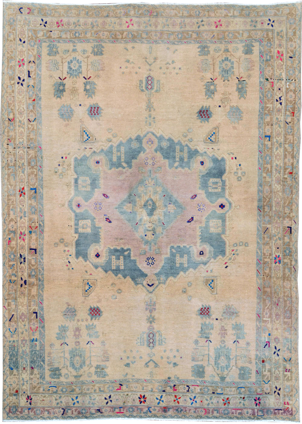 Vintage Persian Afshar Rug, No.27191 - Gss
