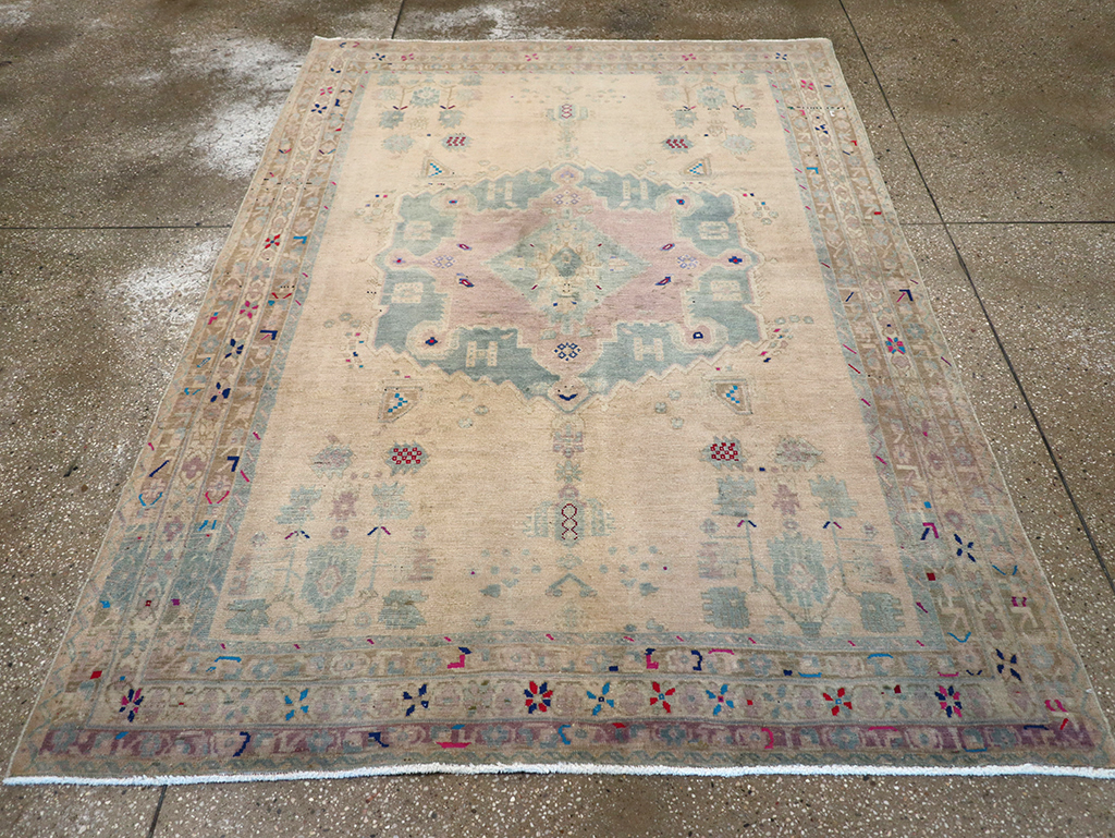Vintage Persian Afshar Rug, No.27191 - Gss