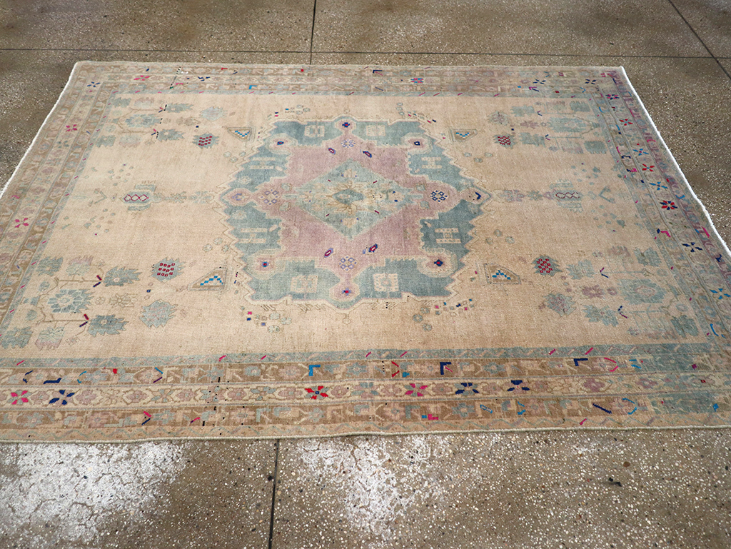 Vintage Persian Afshar Rug, No.27191 - Gss