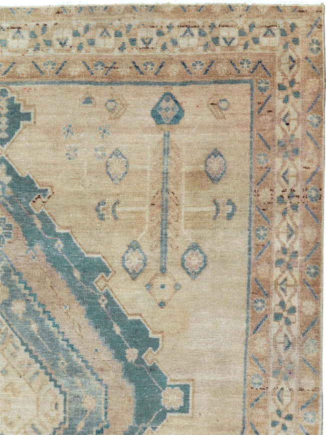 Vintage Persian Afshar Accent Rug, No.27192 - Gss