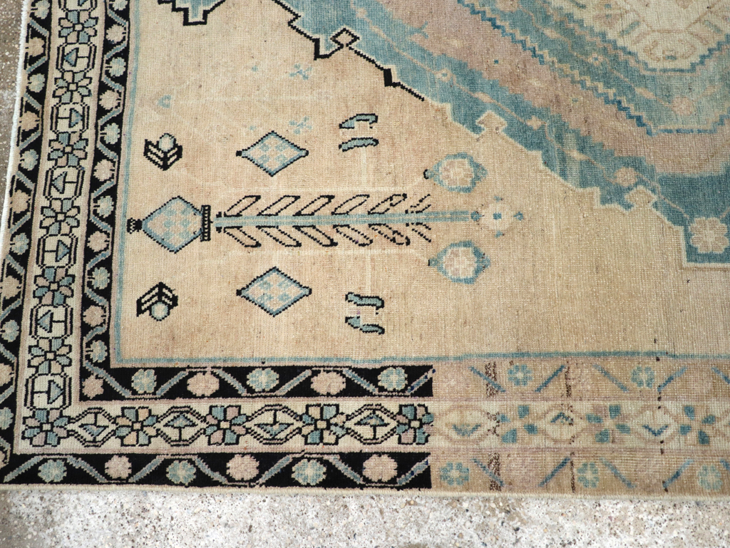 Vintage Persian Afshar Accent Rug, No.27192 - Gss