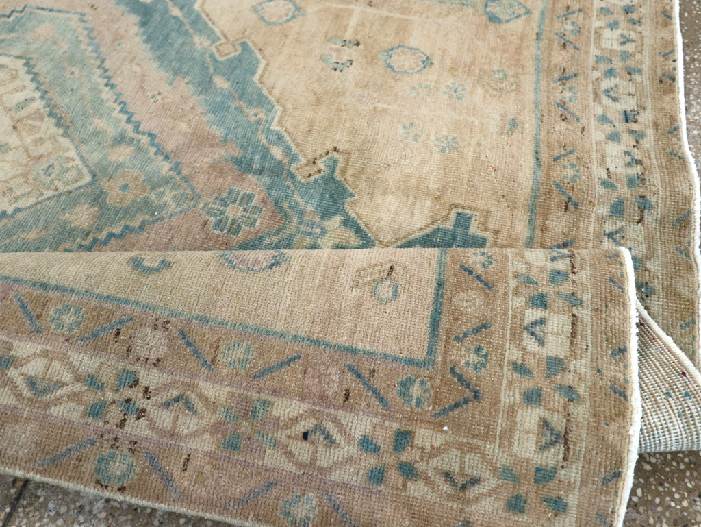 Vintage Persian Afshar Accent Rug, No.27192 - Gss