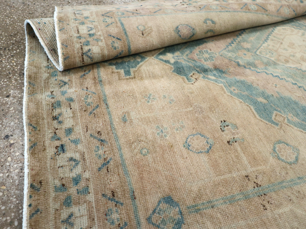 Vintage Persian Afshar Accent Rug, No.27192 - Gss