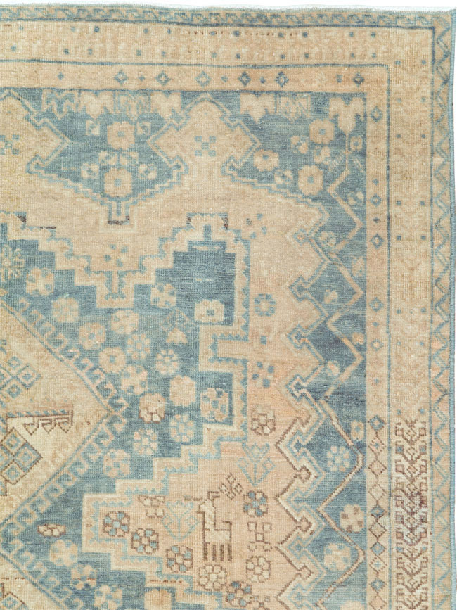 Vintage Persian Afshar Accent Rug, No.27194 - Gss