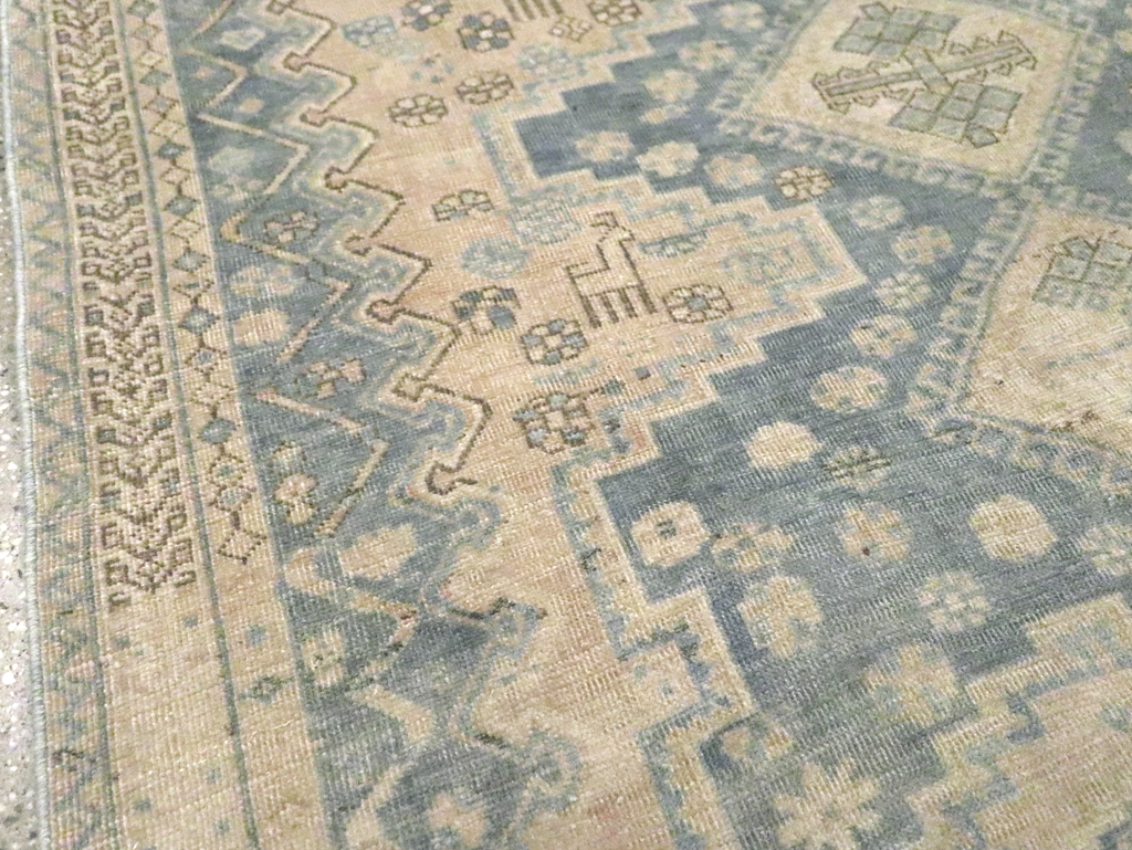 Vintage Persian Afshar Accent Rug, No.27194 - Gss
