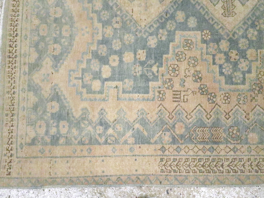 Vintage Persian Afshar Accent Rug, No.27194 - Gss